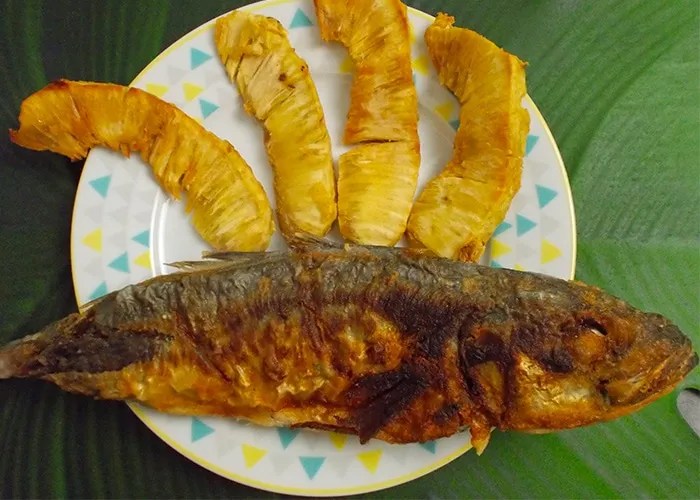 jackfish et fruit à pain